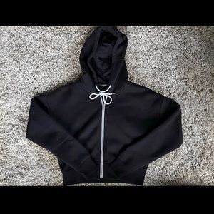 Black cropped forever 21 jacket